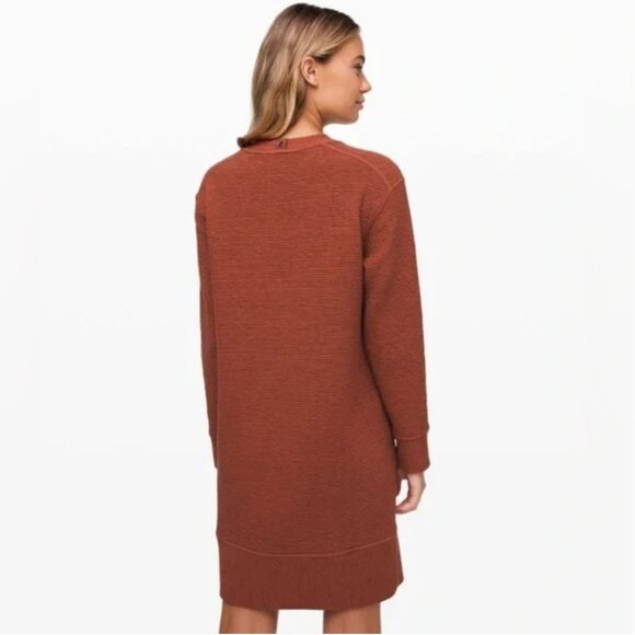 LULULEMON ON REPEAT LONG SLEEVE SWEATER DRESS 10 - Picture 2 of 12